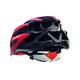 Fahrradhelm Nexelo Straight 430 - tyrkys-bílá