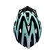 Fahrradhelm Nexelo Straight 430 - tyrkys-bílá