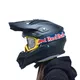 Motocross-Schutzbrille RedBull Spect Whip, gelb, klares Plexiglas
