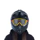 Motocross-Schutzbrille RedBull Spect Whip, gelb, klares Plexiglas