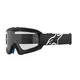 Alpinestars Vision Youth Kinder Motocrossbrille - Hollow černá antracit/žlutá fluo, čiré plexi - Corp černá, čiré plexi