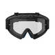 Alpinestars Vision Youth Kinder Motocrossbrille - Hollow černá antracit/žlutá fluo, čiré plexi