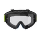 Alpinestars Vision Youth Kinder Motocrossbrille - Hollow černá antracit/žlutá fluo, čiré plexi