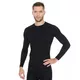 Herren Brubeck Active Wool Langarm-T-Shirt - marineblau - schwarz