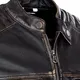 Rebelhorn Hunter Pro CE Motorrad Lederjacke - Vintage Black