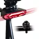 Fahrradrücklicht mit Alarm und Blinker inSPORTline Suryah