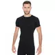 Brubeck Active Wool T-Shirt mit kurzen Ärmeln für Männer - marineblau - schwarz