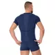 Brubeck Active Wool T-Shirt mit kurzen Ärmeln für Männer - marineblau