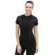 Brubeck Dry Kurzarm Funktions-T-Shirt für Frauen - Schwarz/Fuchsia