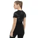 Brubeck Dry Kurzarm Funktions-T-Shirt für Frauen - Schwarz/Fuchsia