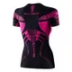 Brubeck Dry Kurzarm Funktions-T-Shirt für Frauen - Schwarz/Fuchsia