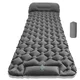 Aufblasbare Isomatte mit integrierter Pumpe inSPORTline Soultea 190x60x6 cm - grau - grau