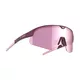 Tripoint Lake Victoria Kleine Sport-Sonnenbrille - Transparent Neon Yellow Smoke Cat.3 - Matt Burgundy Brown /w Pink Multi Cat.3