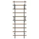 inSPORTline Wootaline Sprossenwand 199 x 80 cm mit Reck und Barren, grau