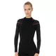 Frauen Brubeck Thermo Langarm T-Shirt - fuchsie - Black/Pink