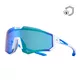 Altalist Kizuna Polarisierte Sonnenbrille - bílo-modrá s modrými skly