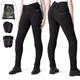 W-TEC Nombutta Damen-Moto-Leggings mit Aramid - schwarz