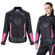 W-TEC Durmana Damen-Motorradjacke - schwarz-rosa - schwarz-rosa