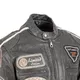 W-TEC Buffalo Cracker Herren-Leder-Motorradjacke - brown-grau