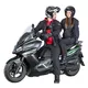 Damen Leder-Motorradhandschuhe W-TEC NF-4206 - schwarz-weiß