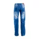 W-TEC Davosh Herren Motorradjeans - blau