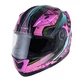 W-TEC Pezzon Magenta aufklappbarer Motorradhelm