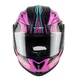 W-TEC Pezzon Magenta aufklappbarer Motorradhelm