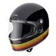 Motoradhelm W-TEC Cruder Bismar - schwarz-rot-gelb - schwarz-rot-gelb