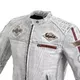 W-TEC Sheawen Lady White Damen Leder Motorradjacke - weiß