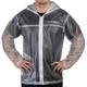 W-TEC Lighty Motorradregenmantel - transparent