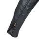 W-TEC Makso Herren Lederjacke - schwarz mit Patches