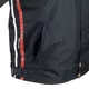 W-TEC Jawo Herren Textiljacke - schwarz mit rot-weißem Streifen