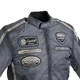 W-TEC Patriot Herren Textiljacke - grau