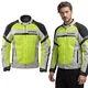 W-TEC Saigair Herren Sommer Motorradjacke - Fluo Yellow-Gray