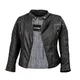 W-TEC Corallia Damen Leder Motorradjacke - schwarz