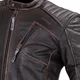 Leder Motorrad Jacke W-TEC Embracer - Vintage Dark Brown
