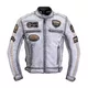 W-TEC Patriot Herren Textiljacke - grau - weiß
