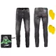 W-TEC Kancelor Herren Motorradjeans - grau - grau