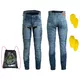 W-TEC Grandus EVO Herren Motorradjeans - blau - blau