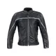 W-TEC Mathal Leder Motorradjacke - schwarz - schwarz