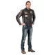 W-TEC Sheawen Herren-Leder-Motorradjacke - schwarz