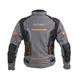 W-TEC Brandon Herren Motorradjacke - schwarz-grau-orange