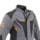 W-TEC Brandon Herren Motorradjacke - schwarz-grau-orange