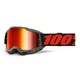 Motocross-Brille 100% Accuri 2 Mirror - Mifflin tmavě modrá, zrcadlové plexi - Huaraki černá, zrcadlové plexi