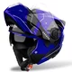 Klapphelm AIROH SPECKTRE Groove P/J blau glänzend