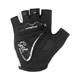 Damen-Fahrradhandschuhe Etape Ambra - schwarz/weiss