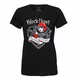 Damen-T-Shirt BLACK HEART Bike Girl - schwarz