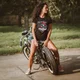 Damen-T-Shirt BLACK HEART Bike Girl