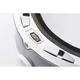 Motocrossbrille 100% Barstow Lucien, silbernes Plexiglas