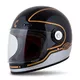 Cassida Fiber Jawa Sport Motorradhelm Schwarz/Silber/Gold - S(55-56)
